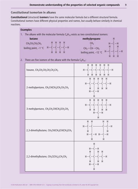 Organic Chemical Naming Worksheet Unit 1: Organic Chemistry Mr.