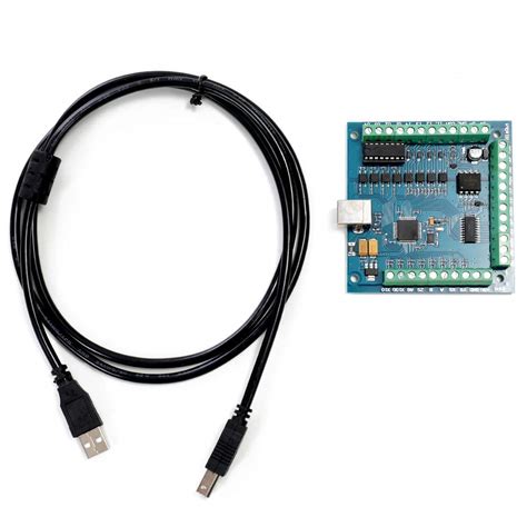 Buy JF-XUAN Breakout Board,- CNC USB Port MACH3 100Khz 4 Axis Interface ...