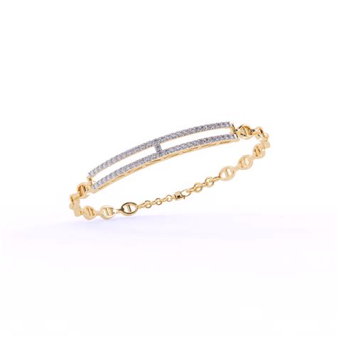 Buy Linear Spark Lab Grown Diamond Bracelet | Aurelia Diamonds