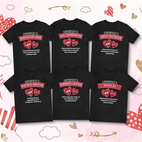 30 Quotes, Family Matching Valentines Day Shirts, Funny Group ...