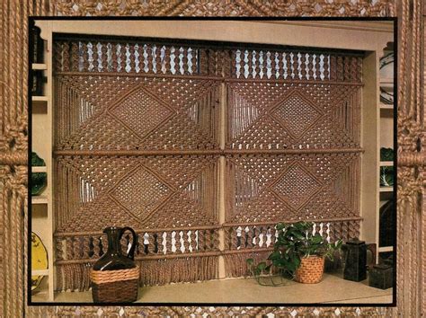 Macrame Window Curtain Patterns 的图像结果