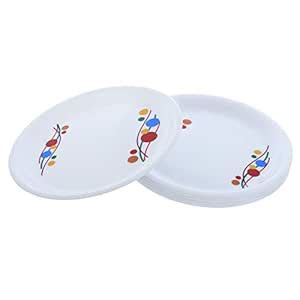 Buy Kuber Industries Printed Small Round 6 Pieces Unbreakable Virgin ...
