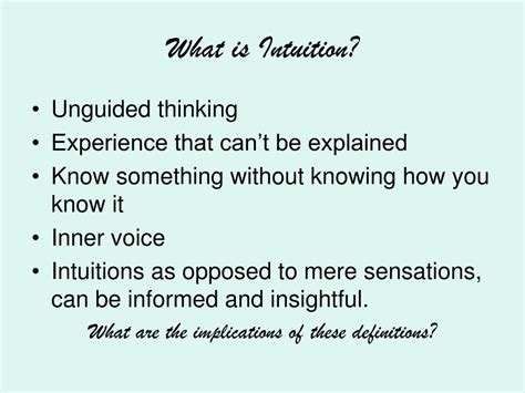 Image result for Intuition Explained