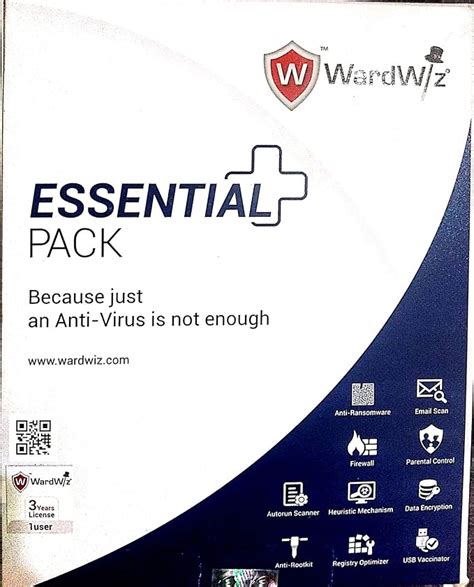 WardWiz Essential Plus Pack (Total Security) for PC - Registry ...
