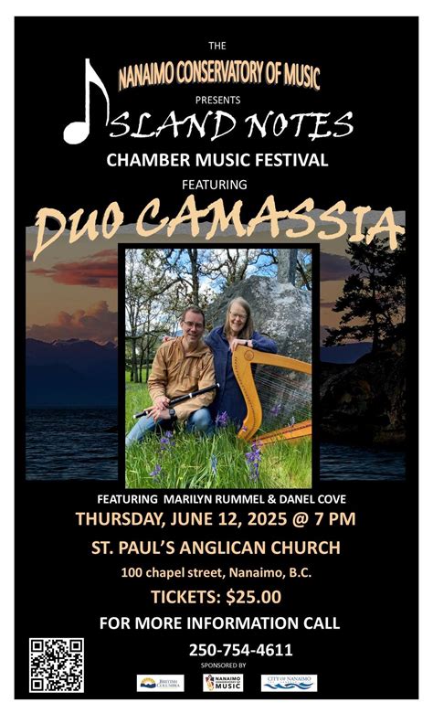 Island Notes Chamber Music Festival - Duo Camassia, St. Paul's Anglican ...