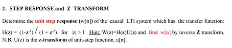 Image result for Step Function Z Transform