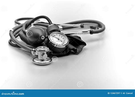 Medical Instrument Stethoscope Blood Pressure Stock Image - Image of ...