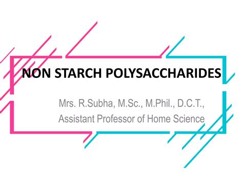 NON STARCH POLYSACCHARIDES.ppt