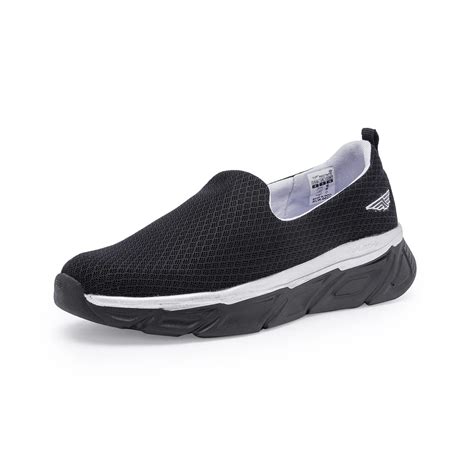 Buy Red Tape Sports Walking Shoes for Women | Comfortable Slip-On Black ...