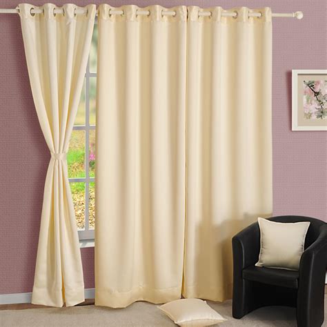 Buy SWAYAM Solid Blackout Long Door Curtain - 121 X 274 cm from Swayam ...