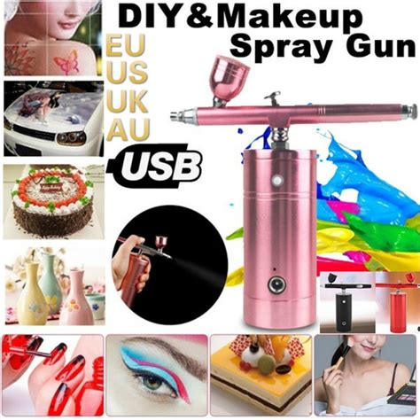 New 0.3mm Mini Air Compressor Spray Airbrush Set 7CC Capacity for DIY Make Up Craft | Wish