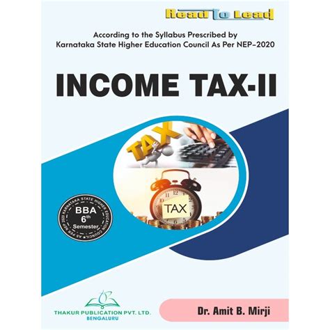 INCOME TAX-II KARNATAKA bba 6th Sem book