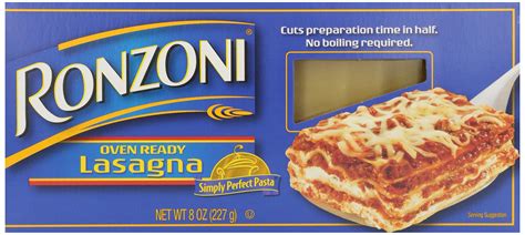 Ronzoni Oven Ready Lasagna Recipe | Bryont Blog