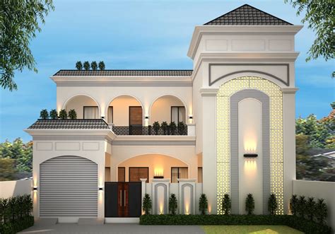 Italian look House Elevation Design🏫 | House design pictures, Building ...