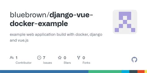 Docker Django Vue 的图像结果