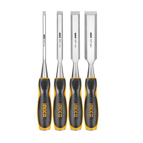 Buy Ingco Wood Chisel Set 4 Pcs 140mm HKTWC0401 Online - Technocart