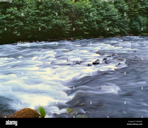USA, Oregon, Mount Hood National Forest. Upper reaches of the Clackamas ...