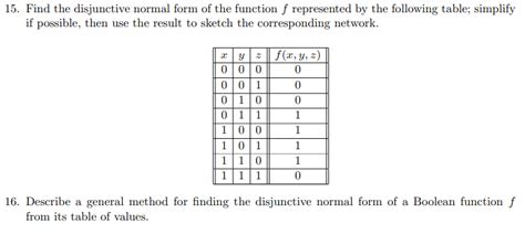 Image result for Disjunctive Normal Form Examples