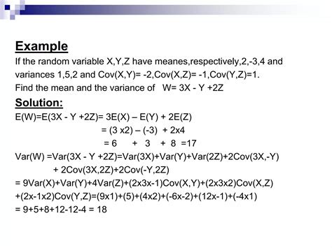 Image result for Exaample for Expectation of a Descrete Random Variable