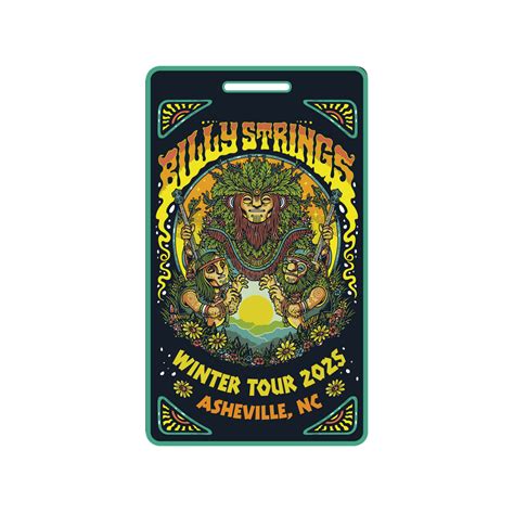 Luggage Tag: Asheville, NC 2025 (Matt Leunig) – Billy Strings