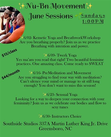 Kemetic Yoga with Nu Being Movement, 337 Martin Luther King Drive ...