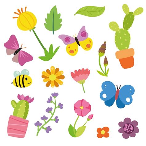 Nature elements collection | Free Vector