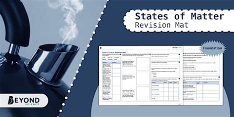 KS3 States of Matter Revision Mat Foundation | Beyond