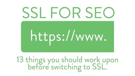 SSL and SEO: 13 Actionable SEO items that will improve your Search ...