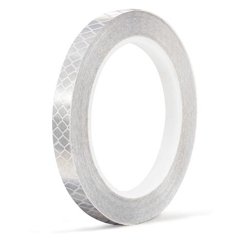 Buy 32.8ft X 1/2" Reflective Safety Tape Honeycomb White for Trailers 1 ...