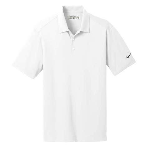 Nike Golf Men's White Dri-FIT S/S Vertical Mesh Polo