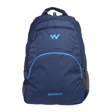 Buy Wildcraft Unisex 1 Compartment Zip Closure Backpacks (Blue_Free ...