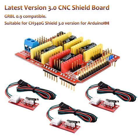 Buy 3D Printer CNC Controller Ardiuno CNC Kit with for Arduinoide, GRBL ...