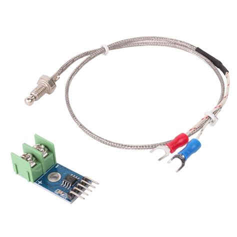 INVENTO MAX6675 Module with K Type Thermocouple Thermocouple Sensor Can ...
