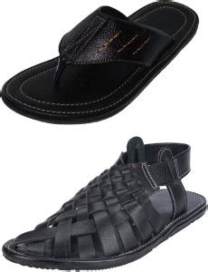 Florida Men Black Sandals - Buy Florida Men Black Sandals Online at ...