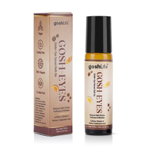 GoshLife Under Eye Serum for Dark Circles, Puffy Eyes, Wrinkles with ...