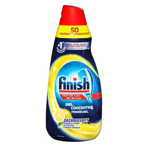 Finish Dishwasher Power Gel Lemon 1Ltr Pack Of 2 : Amazon.in: Health ...
