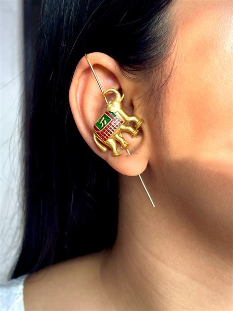 Add Edge to Your Appearance With Ear Cuff Earrings- Ishkaara