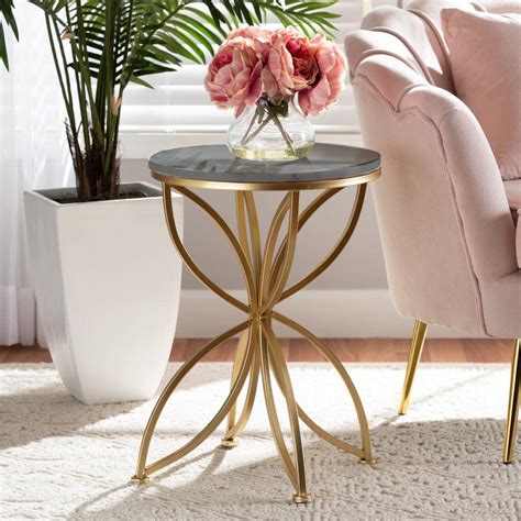 Wudcort Shoppee Round Coffee Table with Storage Shelf, Farmhouse Living ...