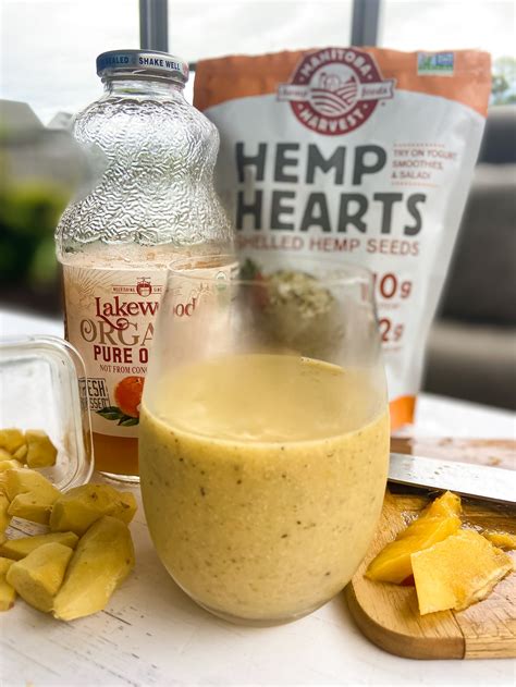 Mango Citrus Smoothie — Kate's Clean Eats