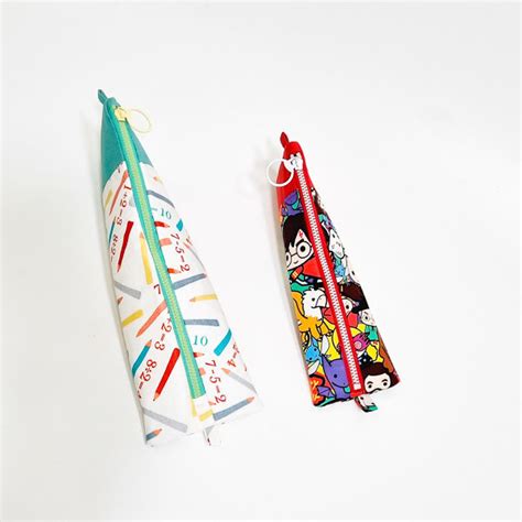 Image result for Zippered Pencil Case Pattern Triangle