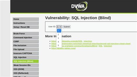 Image result for DVWA SQL Injection Tutorial