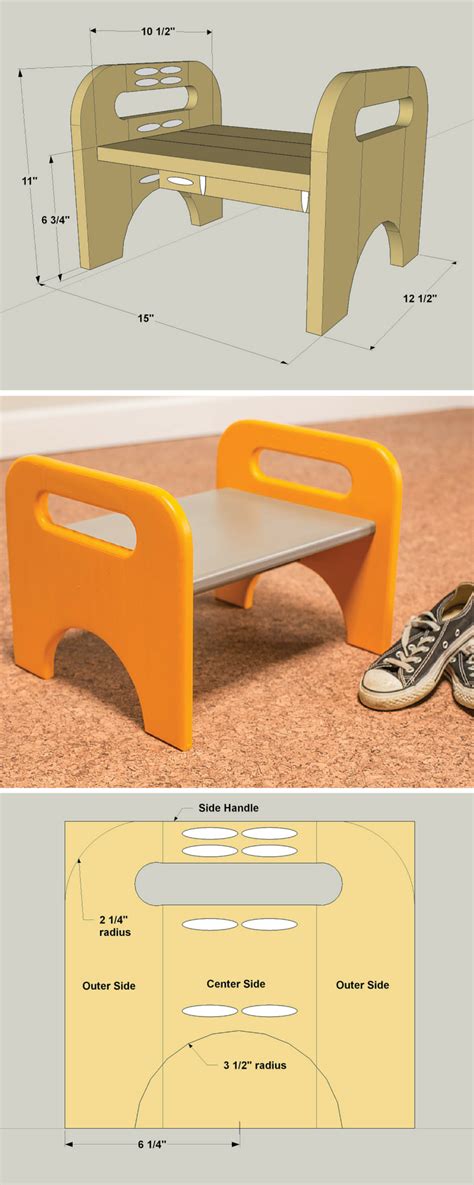 Image result for 3 Step Stool Plans