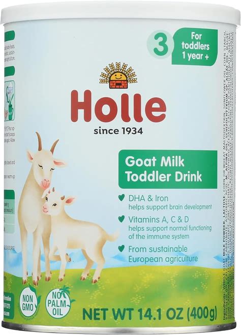 Amazon.com: Holle Goat Milk Powder - Toddler Drink - Stage 3 - Powdered ...