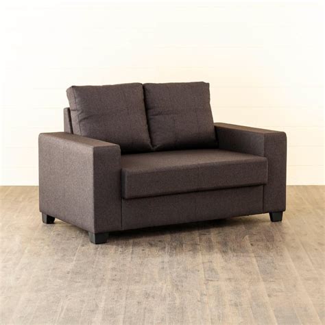 Buy Helios Mendoza Fabric 2-Seater Sofa - Brown from Helios by Home ...