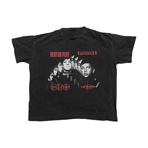 Breach Faces T-Shirt | Twenty One Pilots Official Store