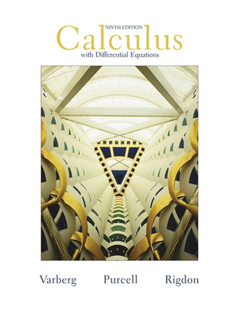 Calculus with Differential Equations, 9th edition