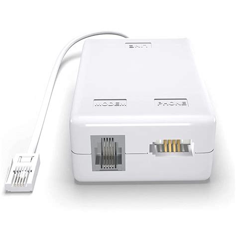 ASNQ ADSL Filter - Microfilter for Phone/Broadband BT Plug to RJ11 ...