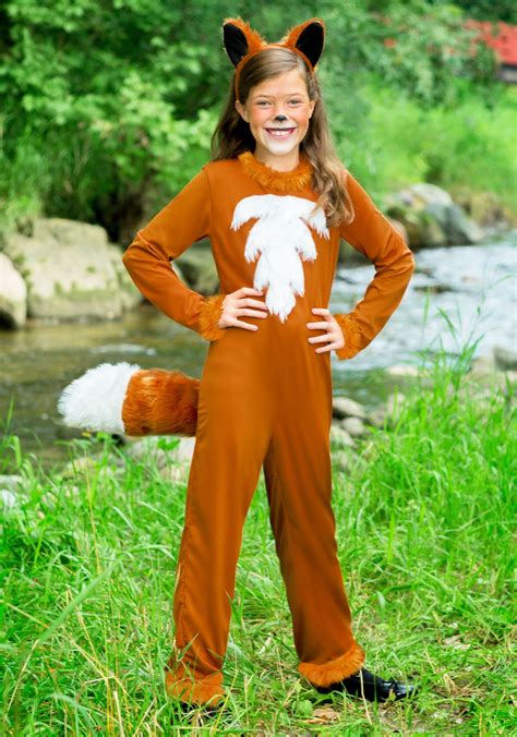 Girl's Sly Fox Costume | Kid's Animal Costumes