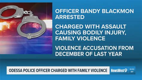 Odessa Police officer arrested and charged with assault against a ...