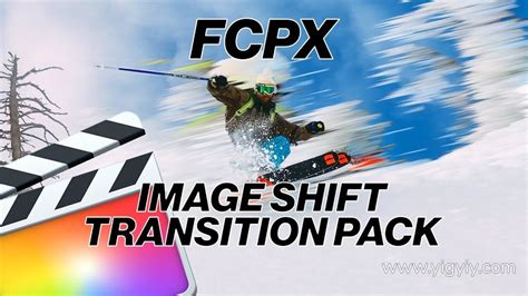 FCPX插件-Image Shift Pro Transition FCPX插件12种图像位移像素拉伸视频转场过渡 - 易光易影
